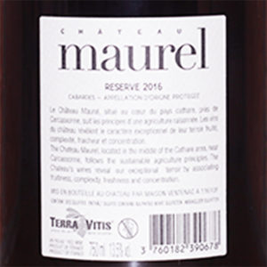 Chateau Maurel Reserve 2016